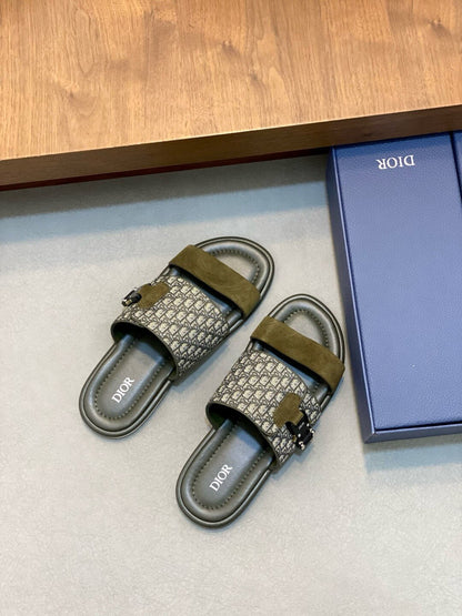 Zapatillas de piel auténtica para hombre