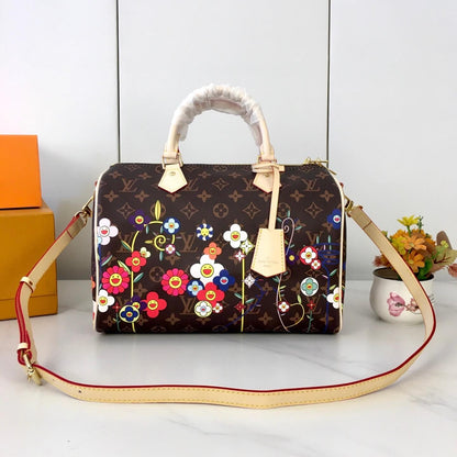 Bolsa de almohada con estampado floral de grafiti de moda