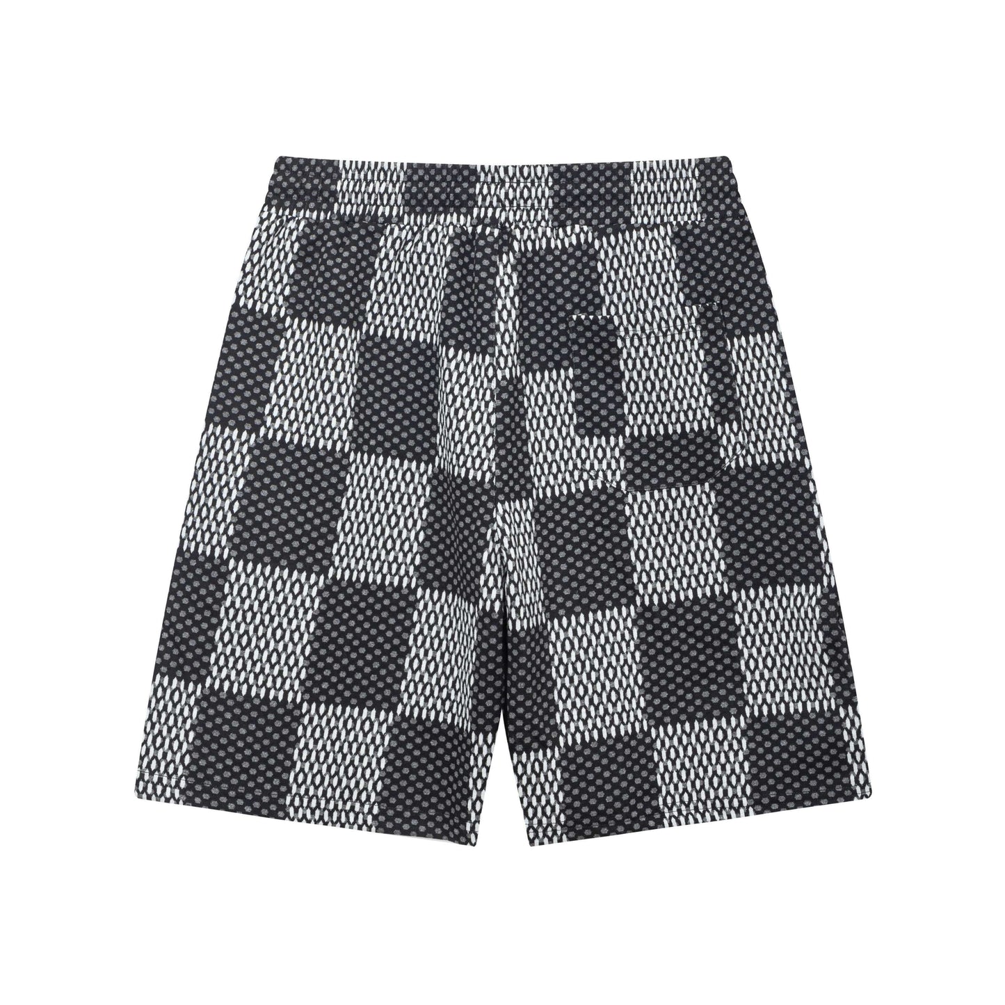 Short de plage à carreaux tendance