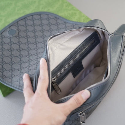 Bolso de hombro minimalista estampado de alta gama
