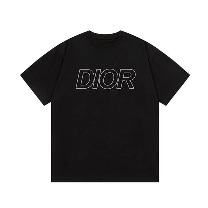 Camiseta clásica con estampado de letras