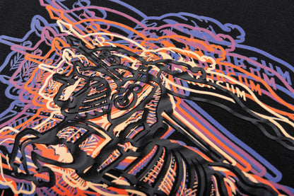 Camiseta con estampado de caballero