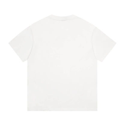 Camiseta clásica con estampado rojo