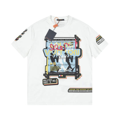 Camiseta con estampado de músico
