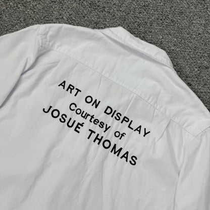 Camiseta vaquera blanca bordada 2025