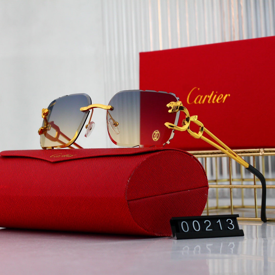 Gafas de sol extragrandes con detalle de aro