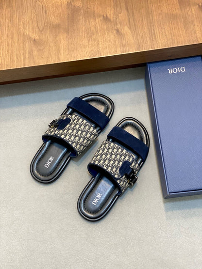 Zapatillas de piel auténtica para hombre