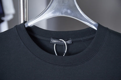 Leather Patch Print T Shirt