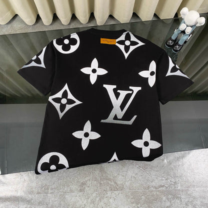 Camiseta con estampado degradado por toda la prenda