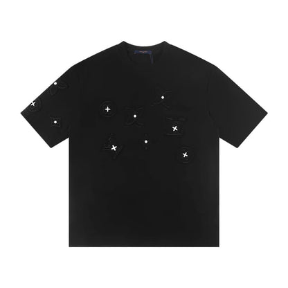 Camiseta bordada con parche 2025