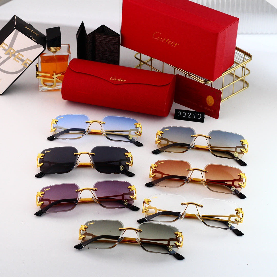 Gafas de sol extragrandes con detalle de aro