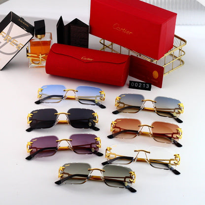 Gafas de sol extragrandes con detalle de aro