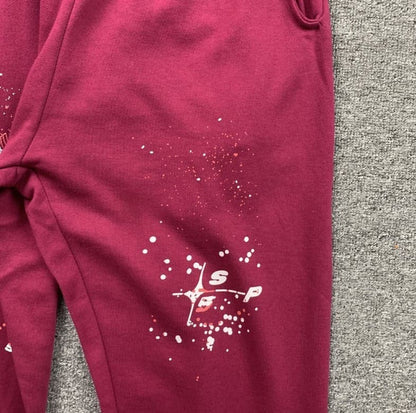Pantalones burdeos