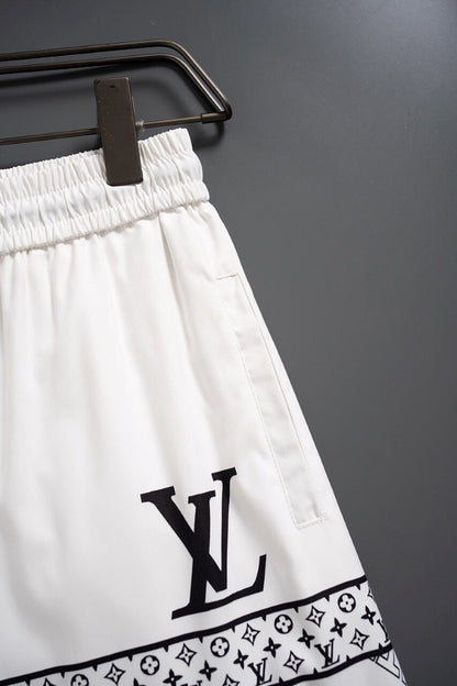 Short de plage blanc