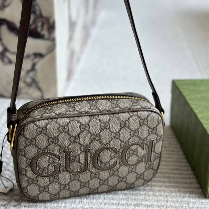 Bolso de hombro estampado para cámara