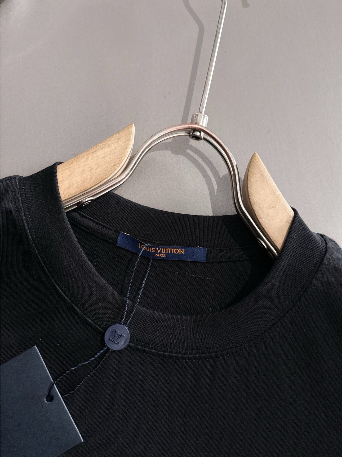 Green Embroidered Letter T-Shirt