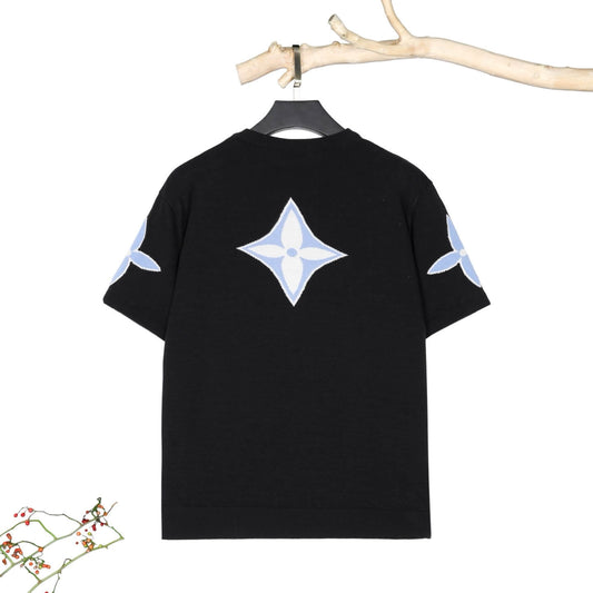 Jacquard Knit T Shirt