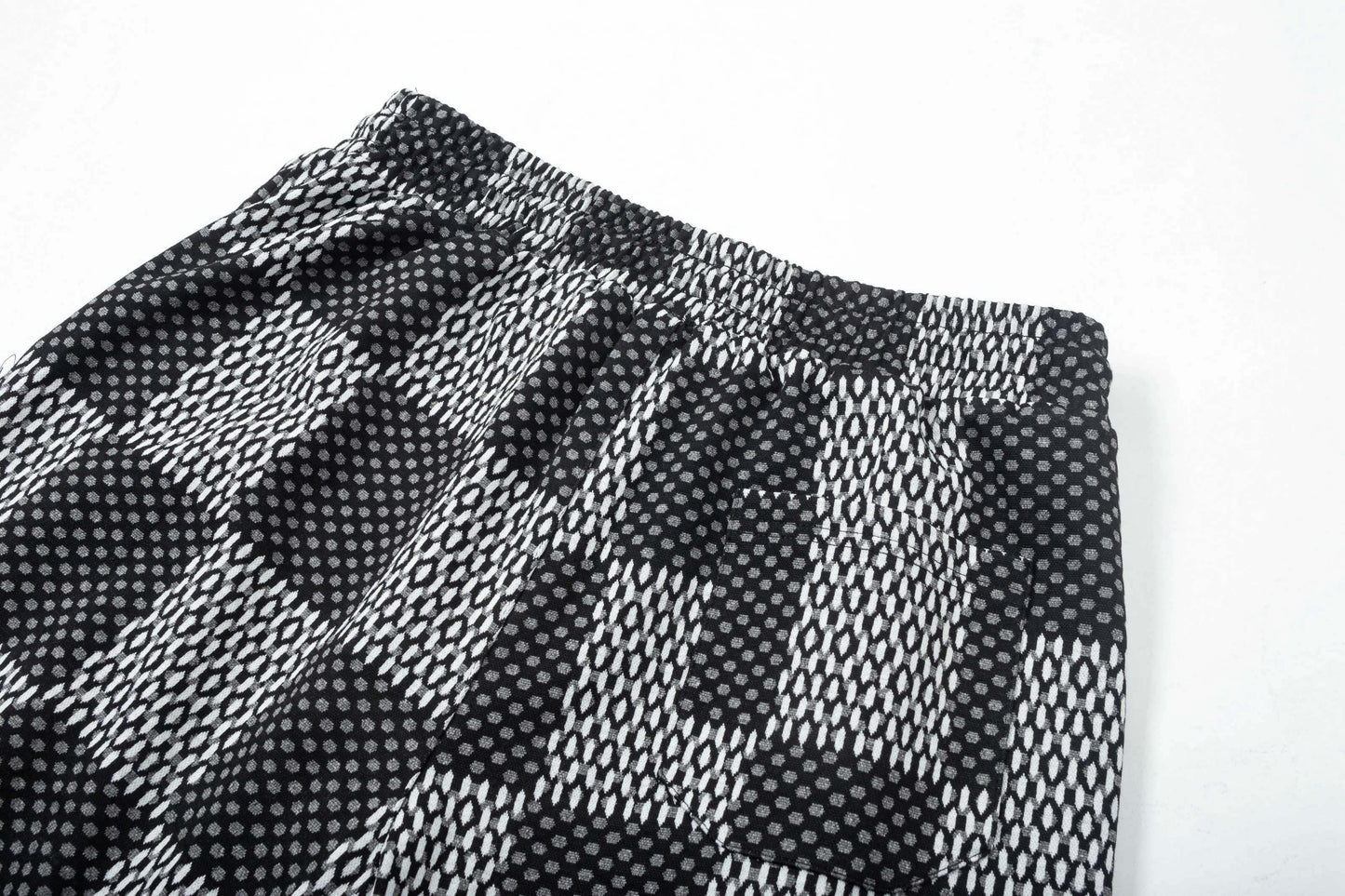 Short de plage à carreaux tendance