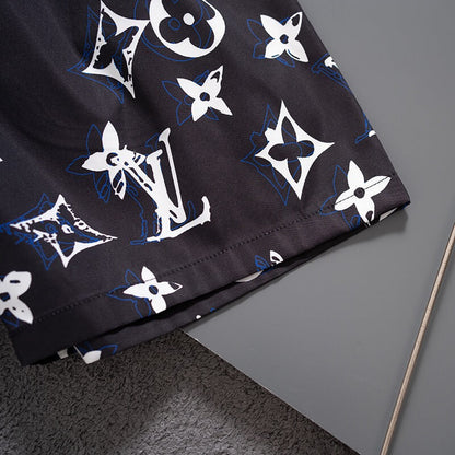 Shorts de playa con estampado clásico