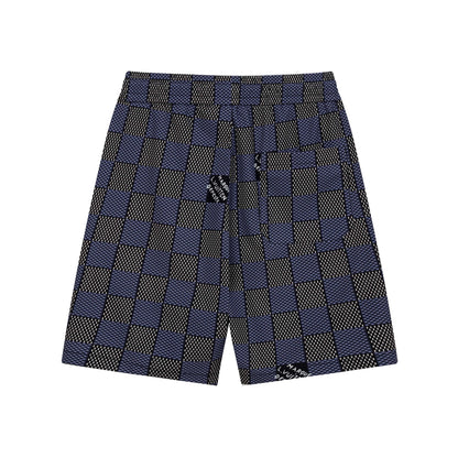 Plaid Design Beach Shorts