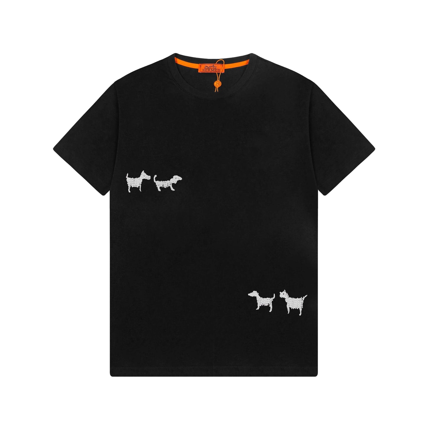 Camiseta con bordado de perro
