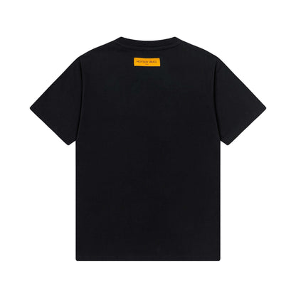 Camiseta con estampado de letras coloridas