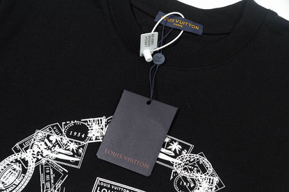 Camiseta con estampado de cadena