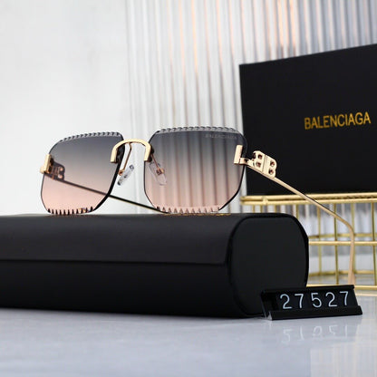 Exquisitas gafas de sol cuadradas sin marco