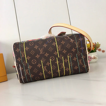 Bolsa de almohada con estampado floral de grafiti de moda