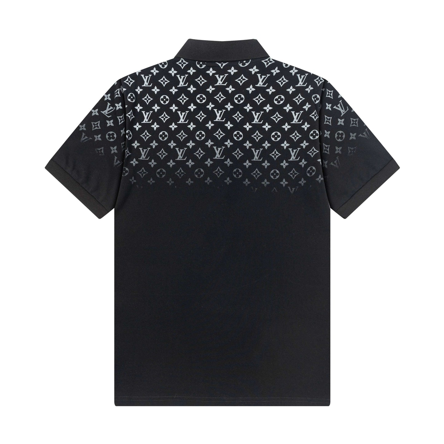 Polo con estampado completo degradado
