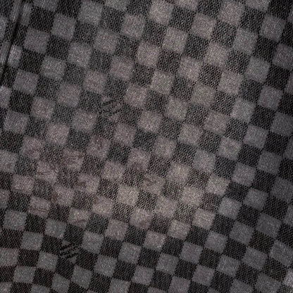 Checkerboard Denim Jeans