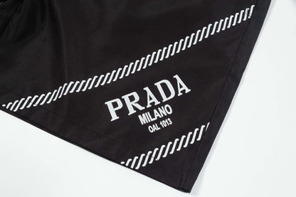 Pantalones cortos de playa de moda con forro de malla