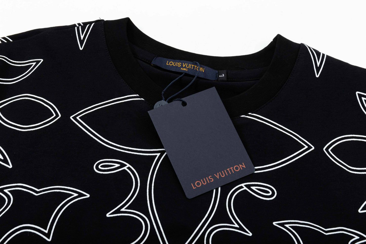 Camiseta de rayas con estampado completo