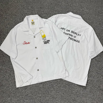 Camiseta vaquera blanca bordada 2025