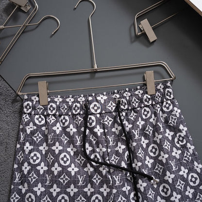Shorts de playa con estampado completo