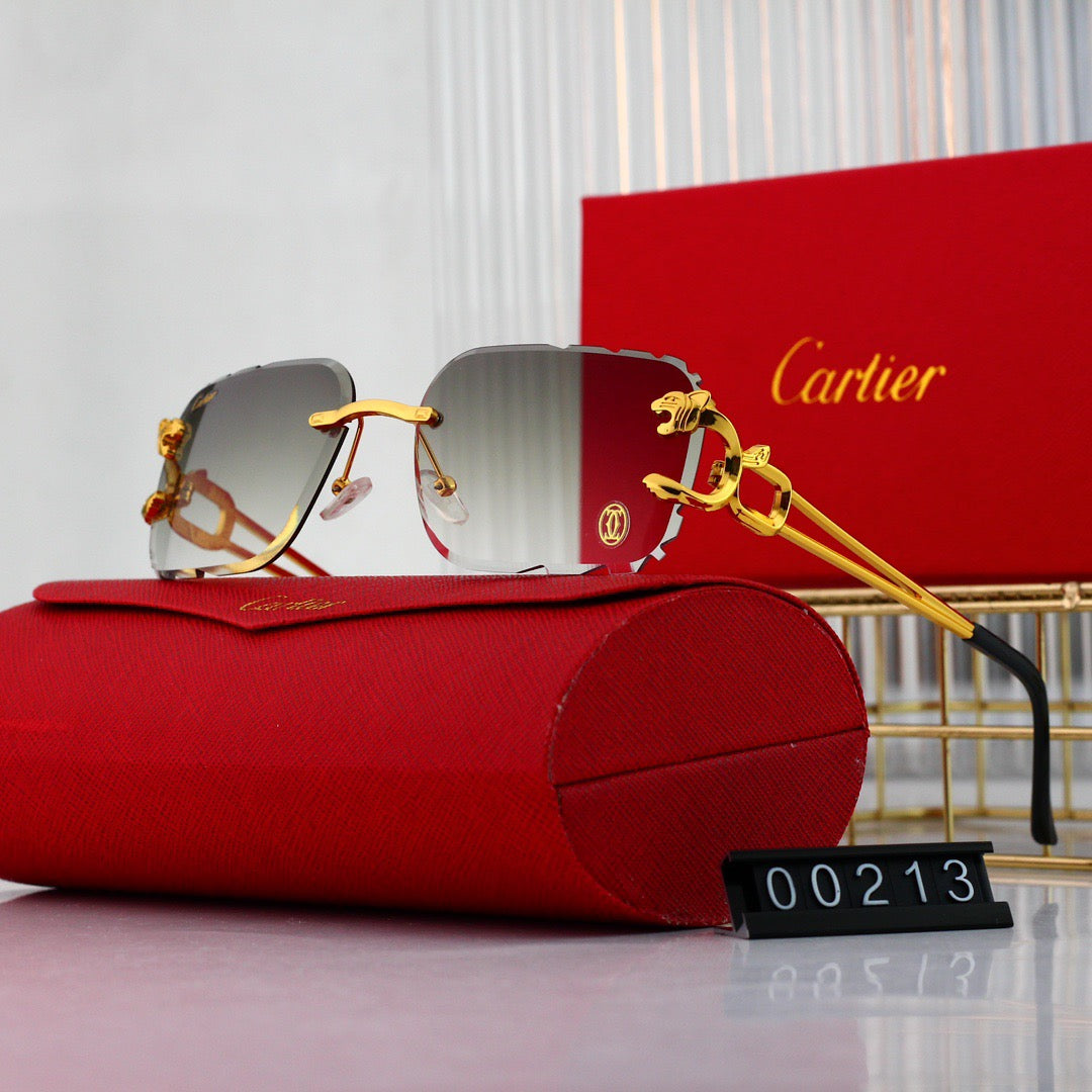 Gafas de sol extragrandes con detalle de aro