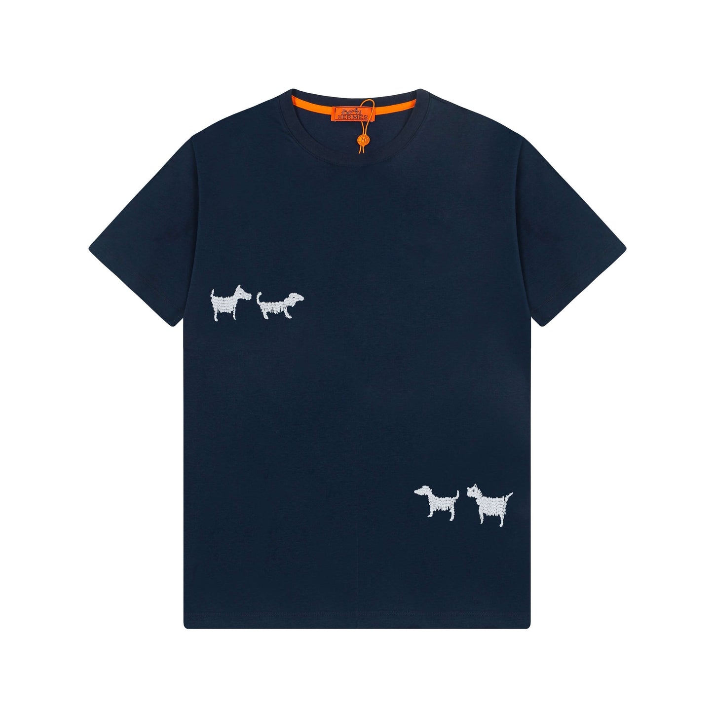Camiseta con bordado de perro