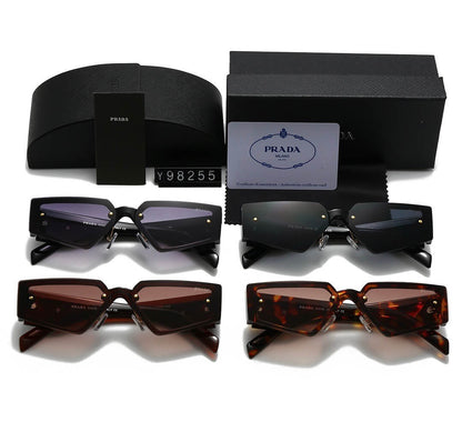 Gafas de sol modernas de estilo geek con montura completa
