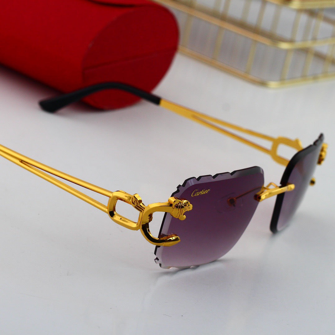 Gafas de sol extragrandes con detalle de aro