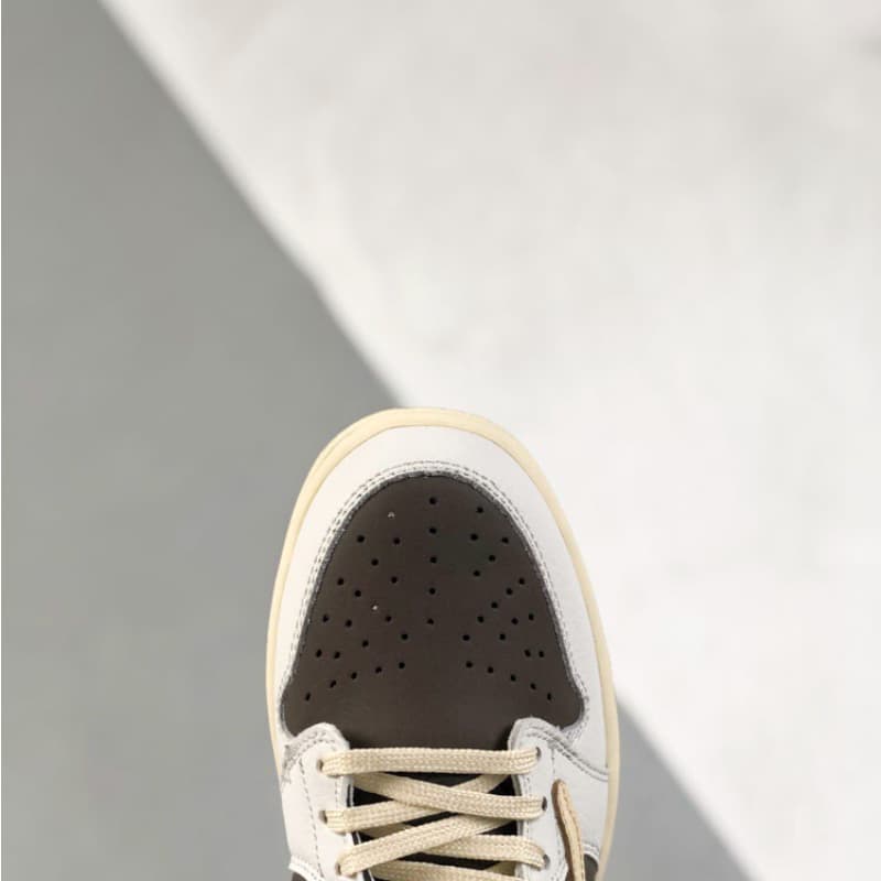 Zapatillas bajas con bloques de color blanco y marrón