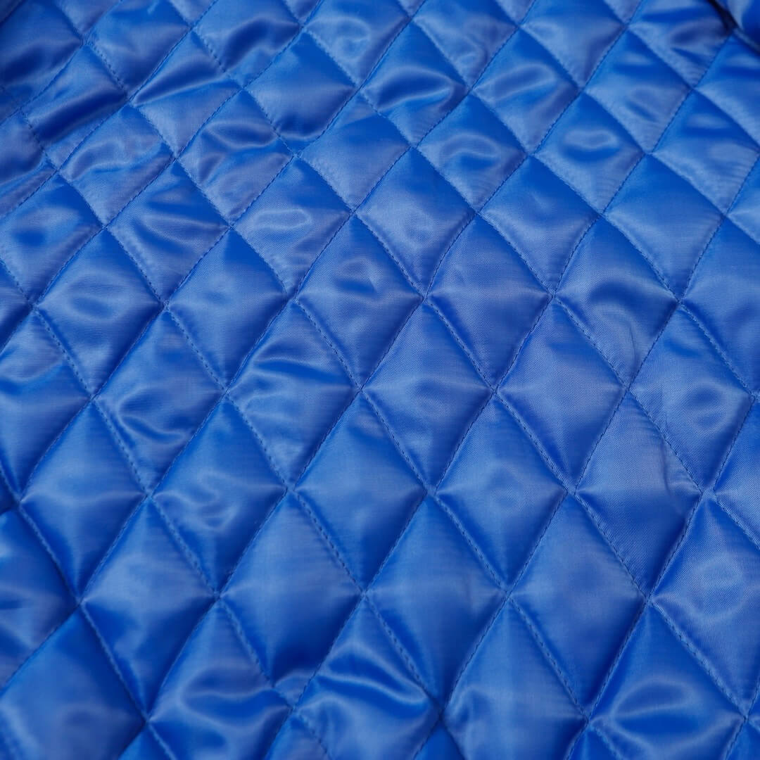Veste de baseball bleue à strass