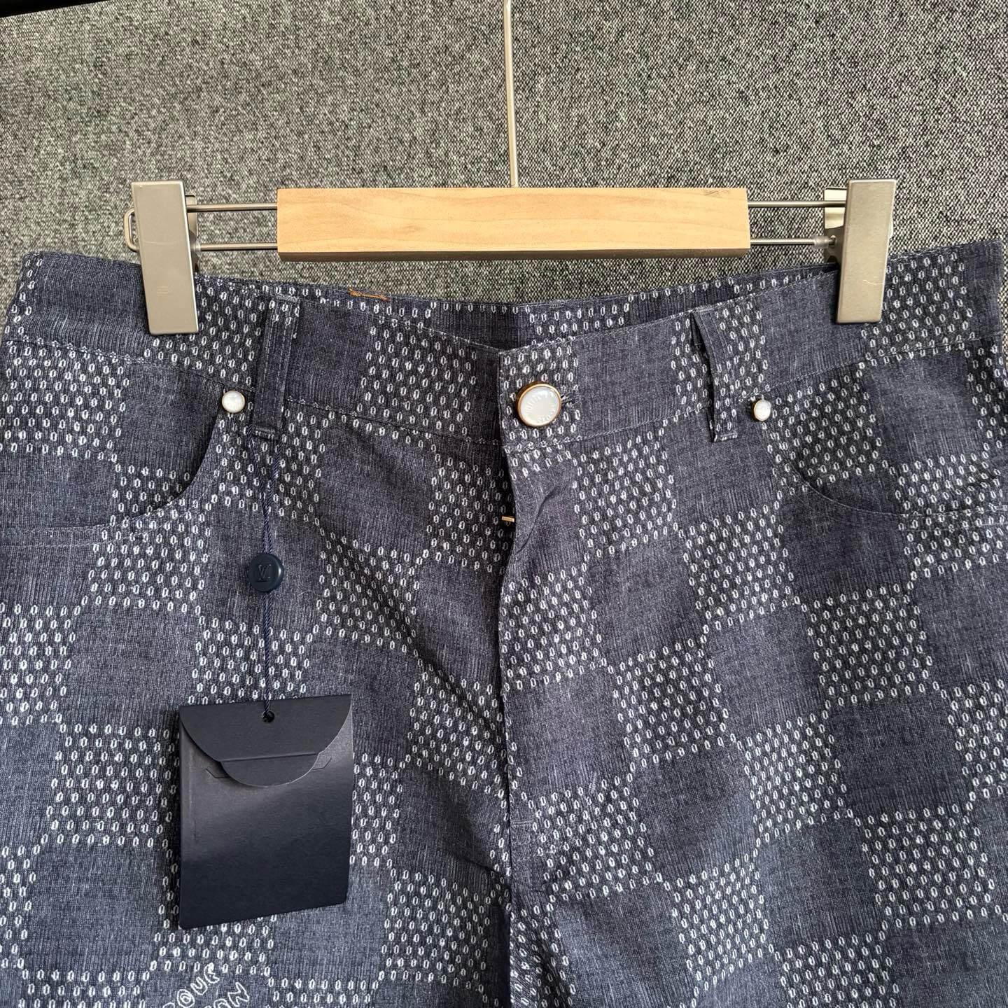 Pantalones cortos con diseño de cuadros