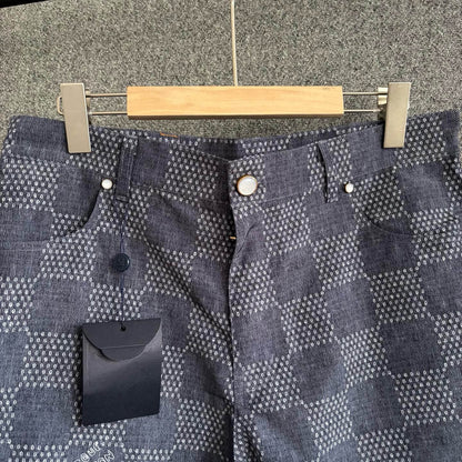 Pantalones cortos con diseño de cuadros