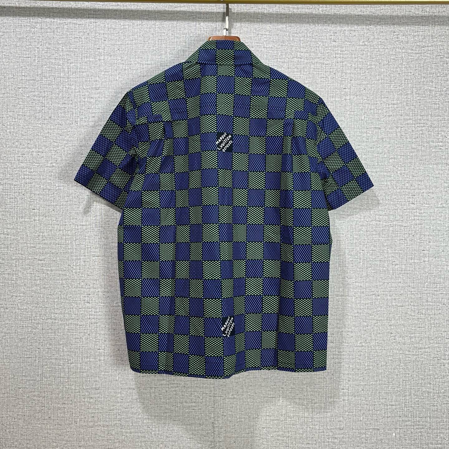 Chemise à manches courtes à imprimé intégral