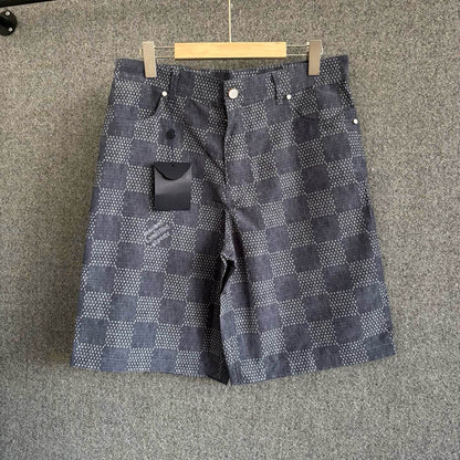 Pantalones cortos con diseño de cuadros