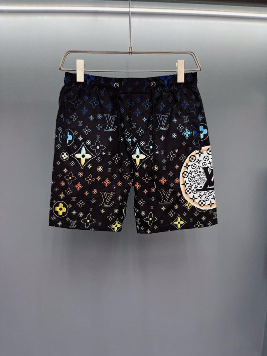 Trendy All-Over Print Beach Shorts