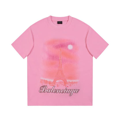 Night Tower Tie-Dye T-shirt
