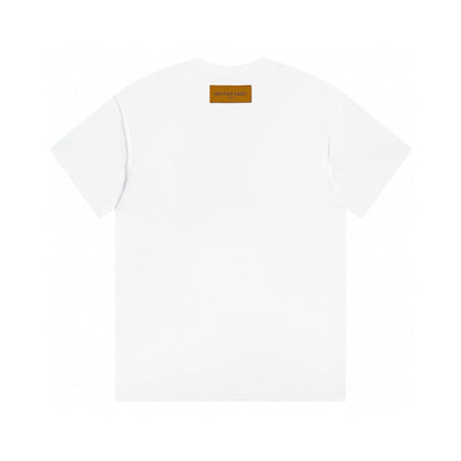 Camiseta con estampado de letras de moda