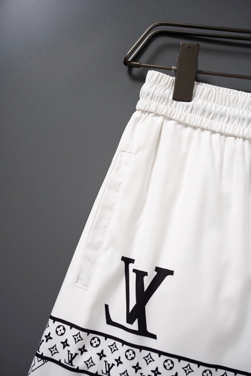 Short de plage blanc