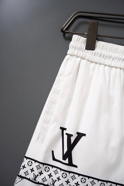 Short de plage blanc